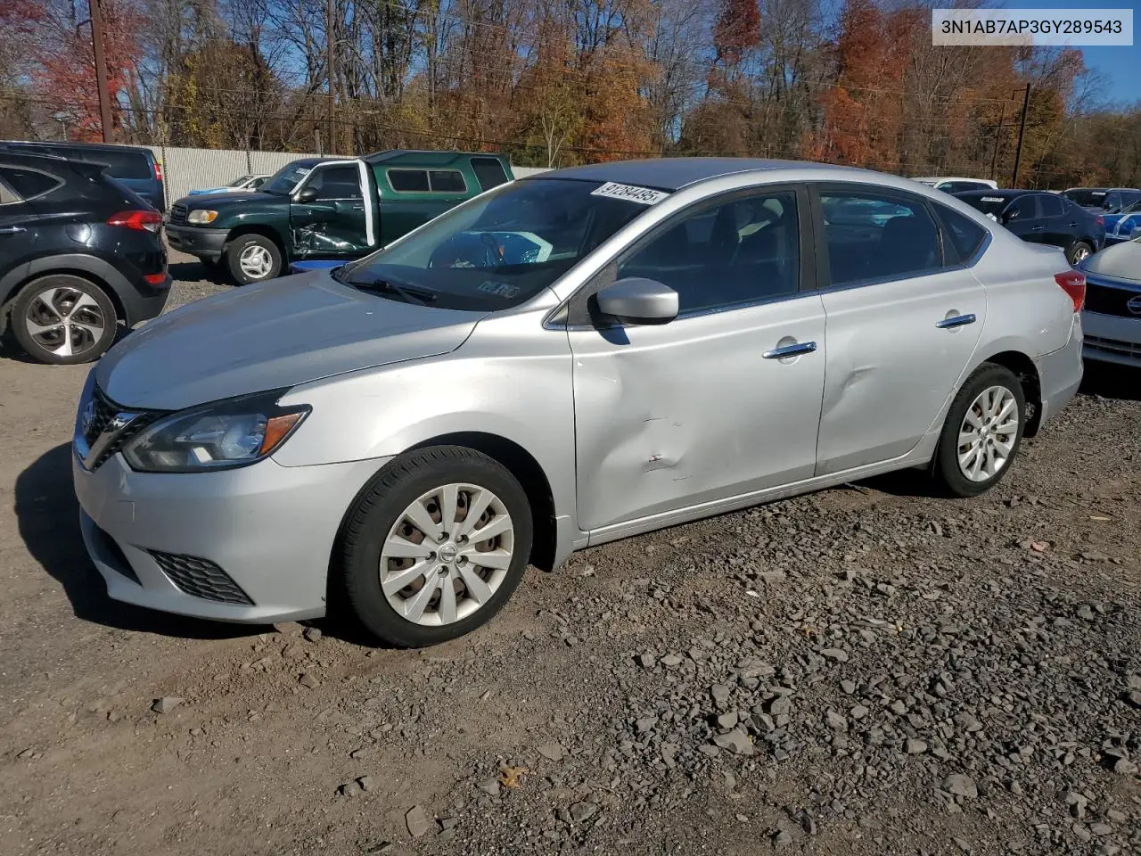 3N1AB7AP3GY289543 2016 Nissan Sentra S