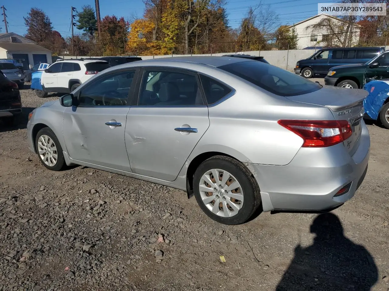 3N1AB7AP3GY289543 2016 Nissan Sentra S