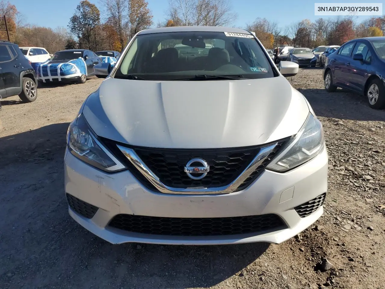3N1AB7AP3GY289543 2016 Nissan Sentra S