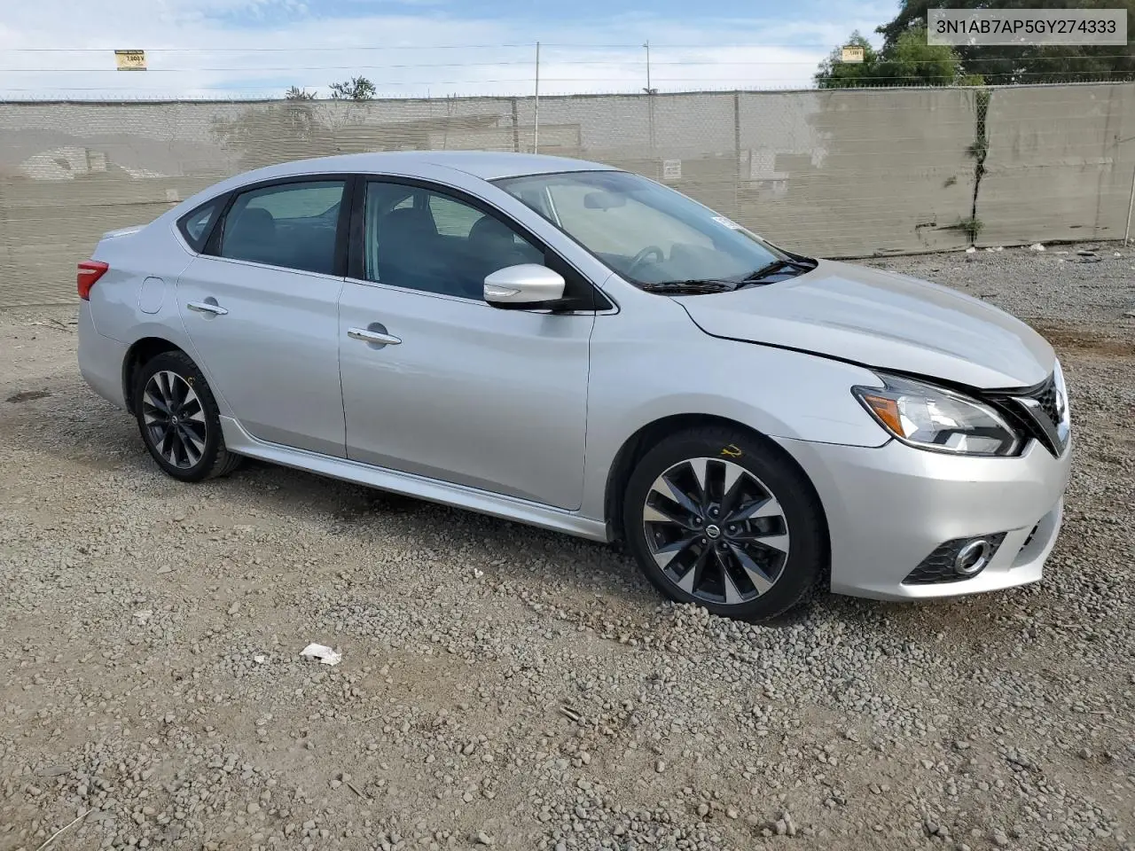 3N1AB7AP5GY274333 2016 Nissan Sentra S