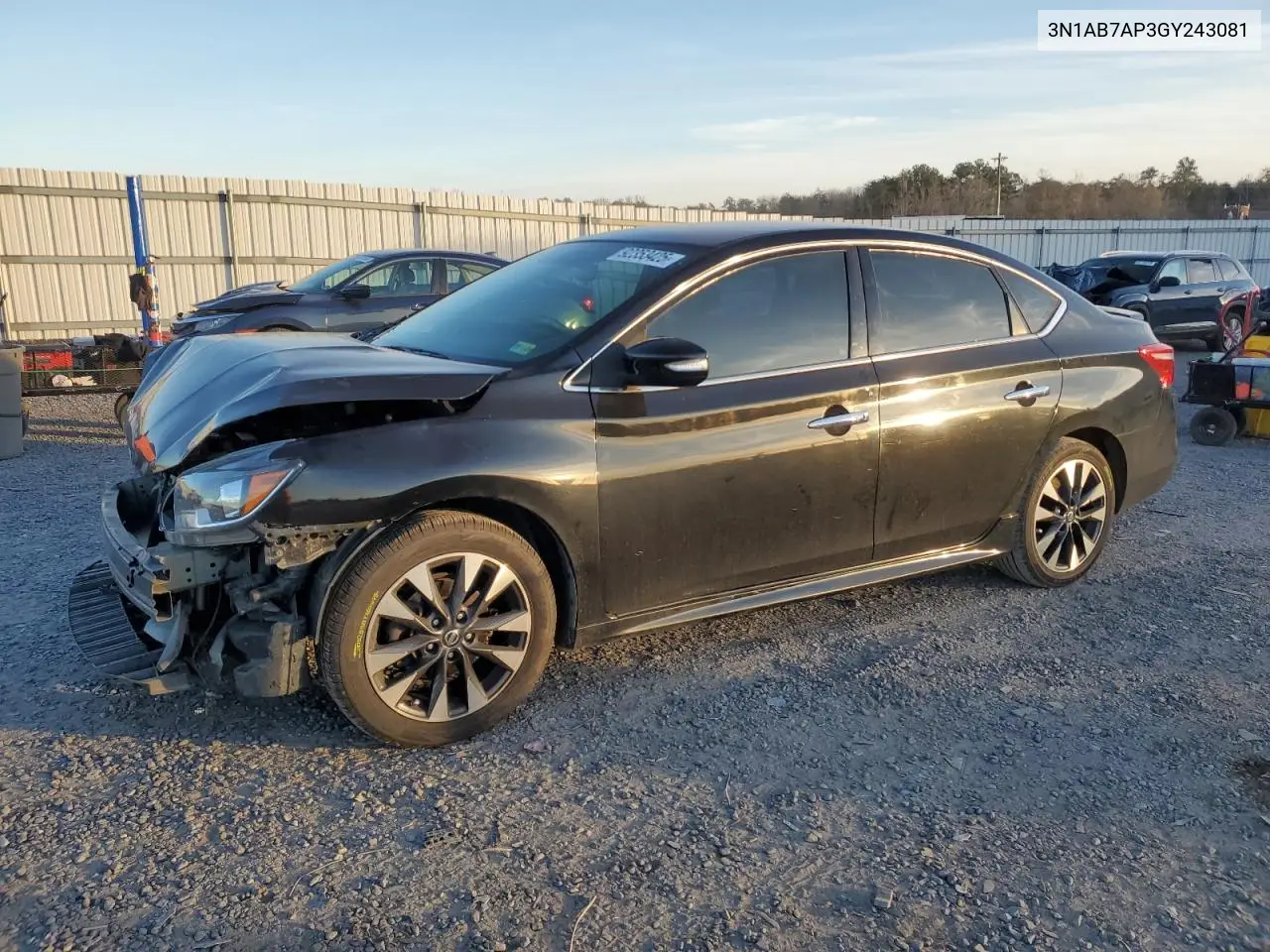 3N1AB7AP3GY243081 2016 Nissan Sentra S
