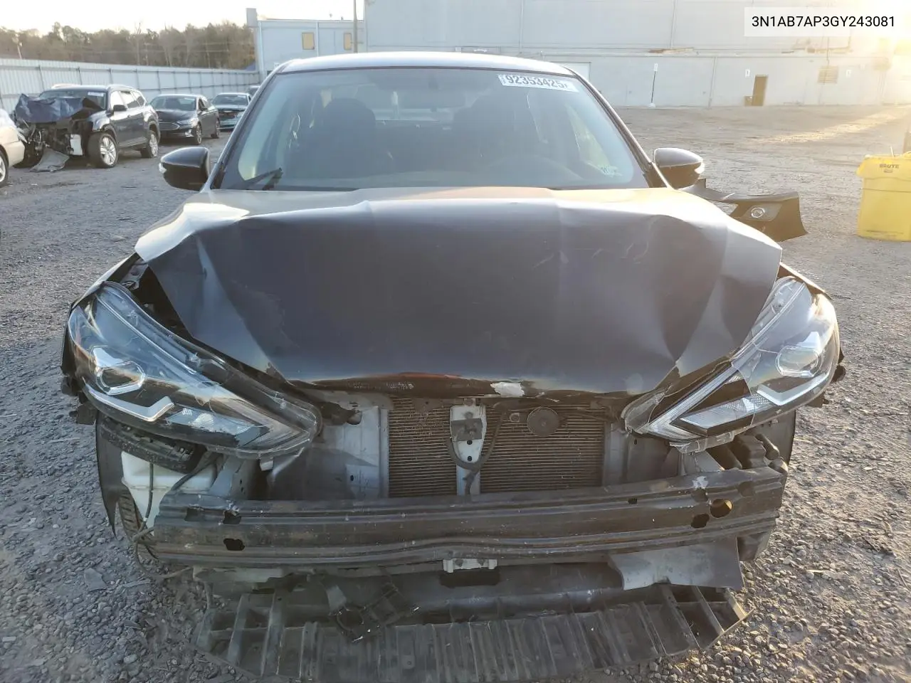 3N1AB7AP3GY243081 2016 Nissan Sentra S