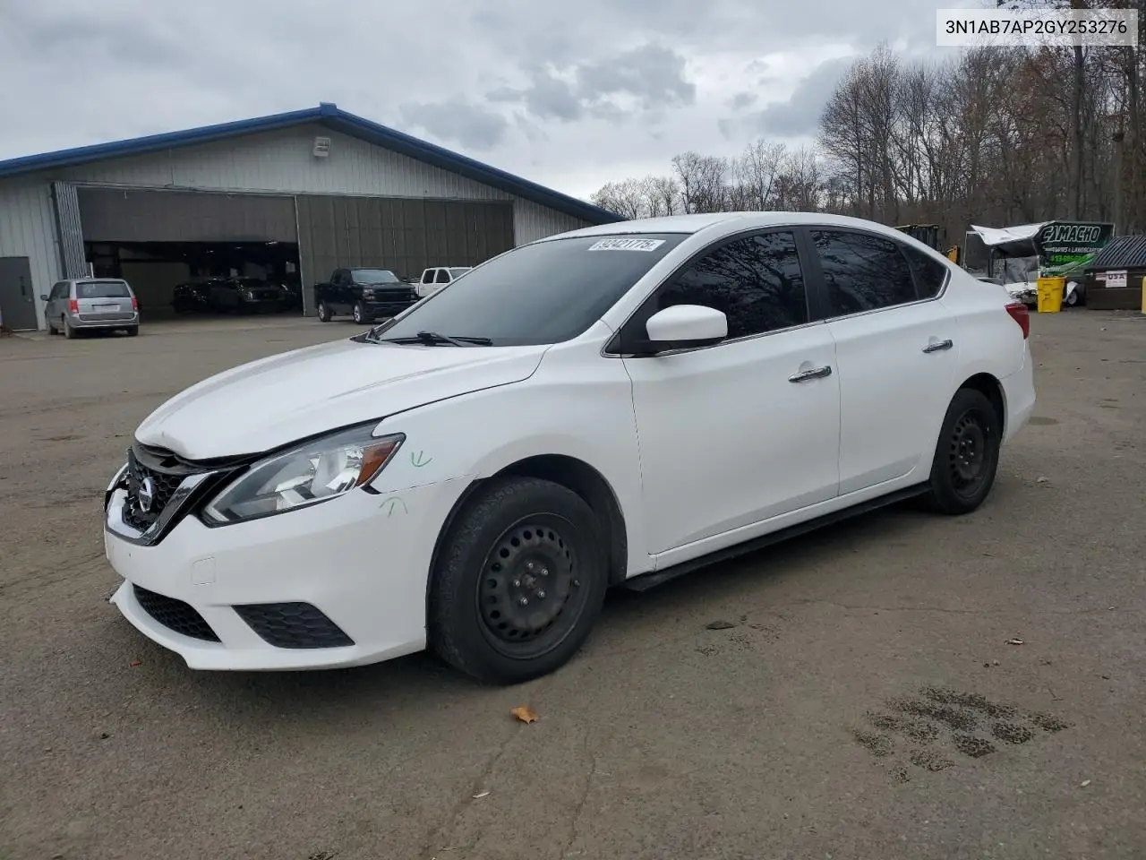 3N1AB7AP2GY253276 2016 Nissan Sentra S