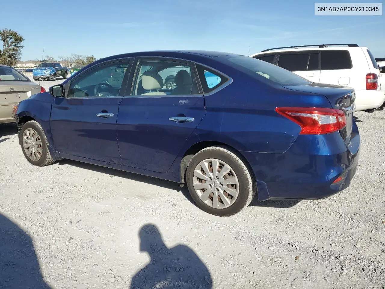 3N1AB7AP0GY210345 2016 Nissan Sentra S