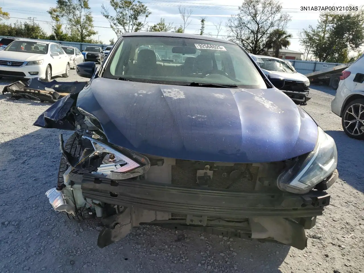 3N1AB7AP0GY210345 2016 Nissan Sentra S