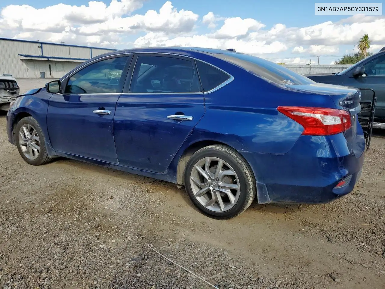 3N1AB7AP5GY331579 2016 Nissan Sentra S