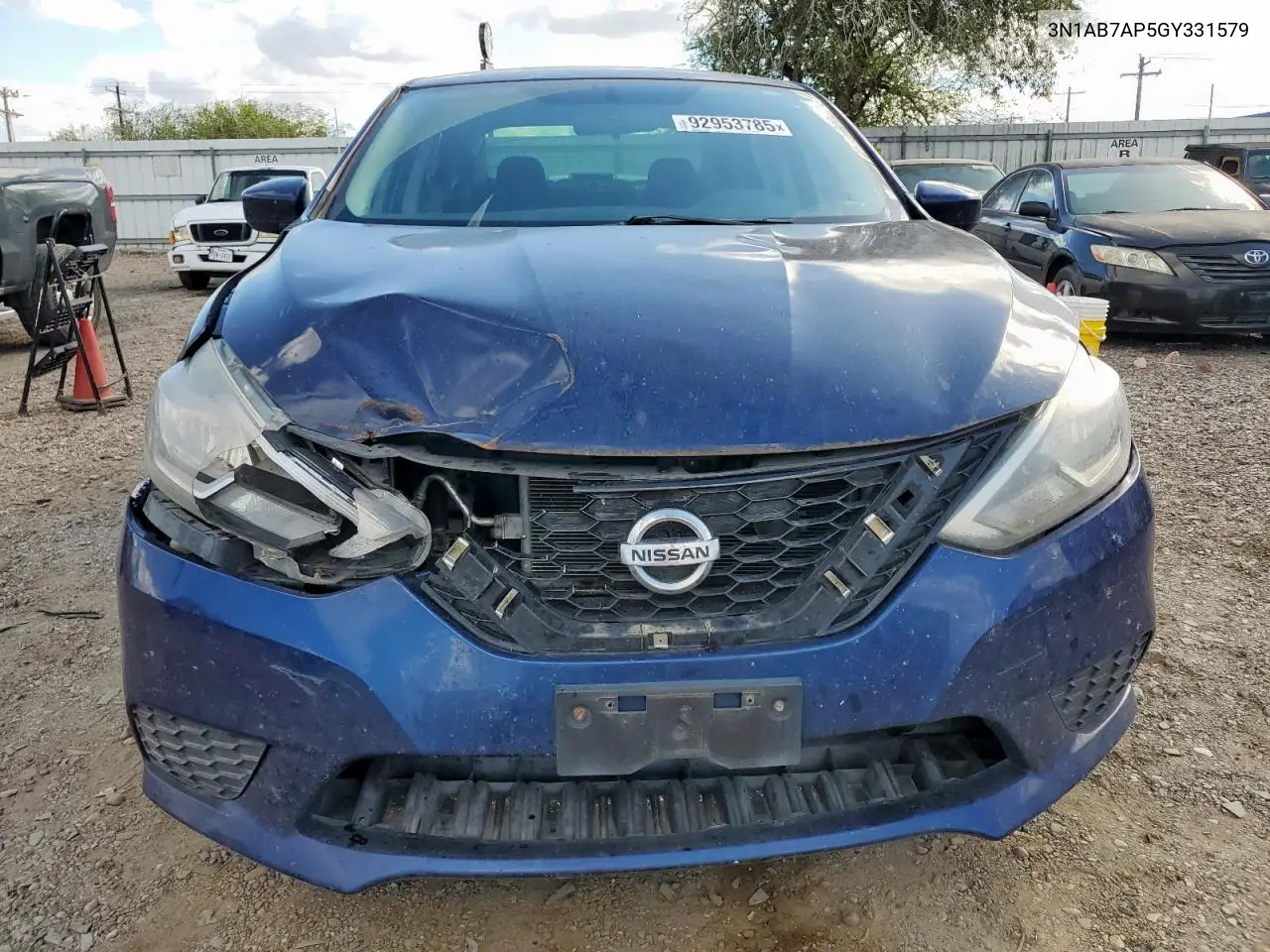 3N1AB7AP5GY331579 2016 Nissan Sentra S