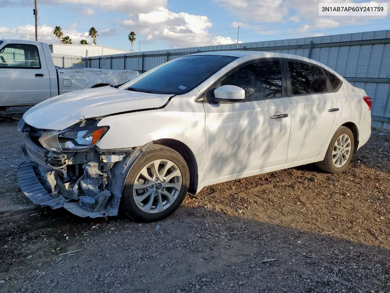 3N1AB7AP6GY241759 2016 Nissan Sentra S