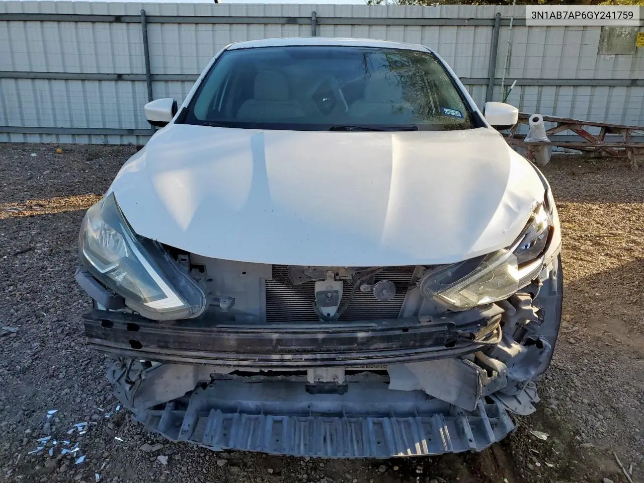 3N1AB7AP6GY241759 2016 Nissan Sentra S