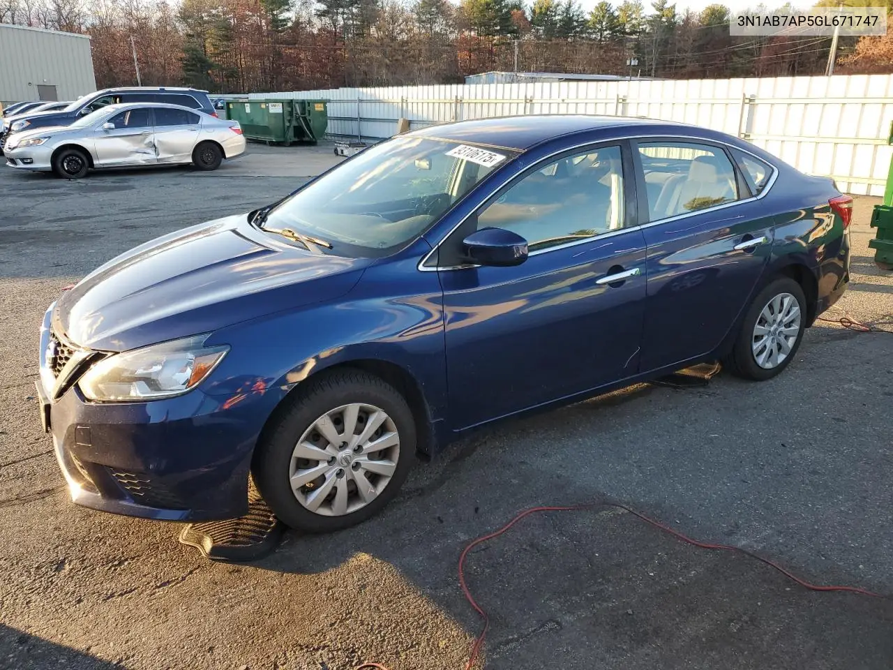 3N1AB7AP5GL671747 2016 Nissan Sentra S
