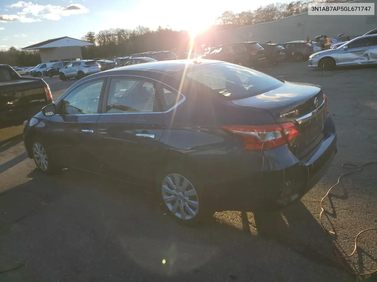 3N1AB7AP5GL671747 2016 Nissan Sentra S