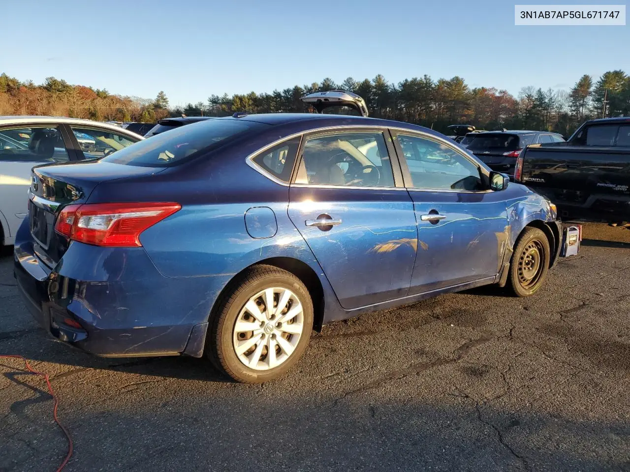 3N1AB7AP5GL671747 2016 Nissan Sentra S