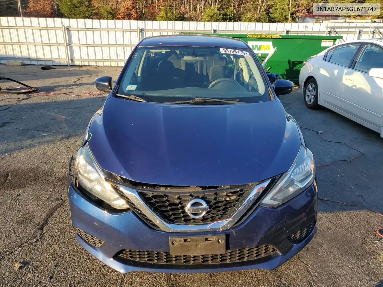 3N1AB7AP5GL671747 2016 Nissan Sentra S