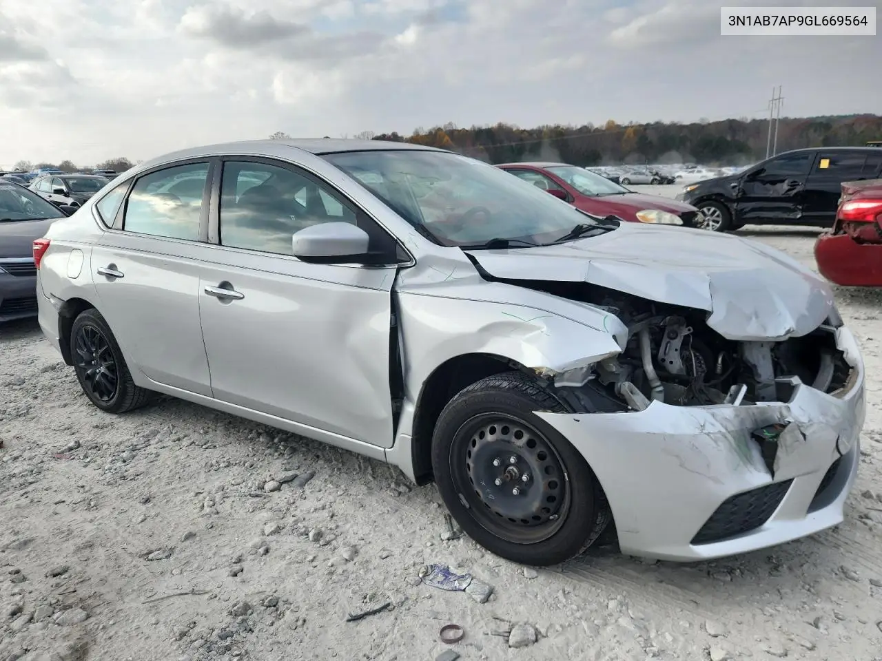 3N1AB7AP9GL669564 2016 Nissan Sentra S