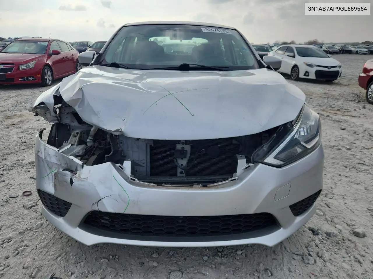 3N1AB7AP9GL669564 2016 Nissan Sentra S