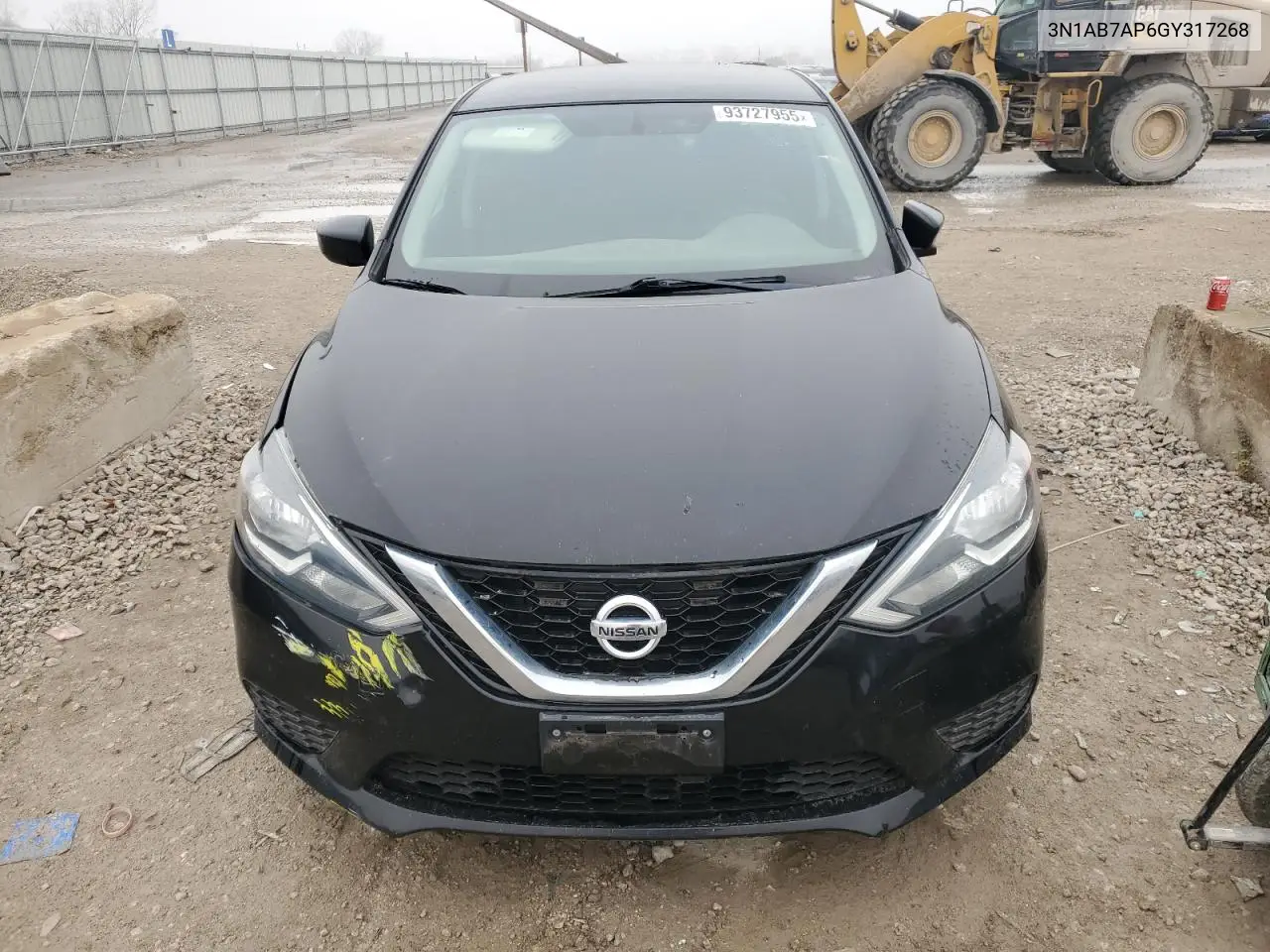 3N1AB7AP6GY317268 2016 Nissan Sentra S