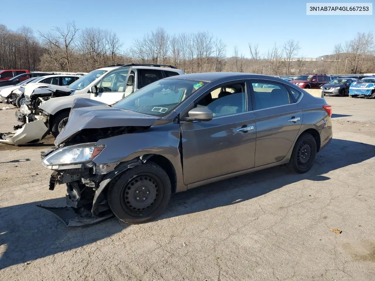 3N1AB7AP4GL667253 2016 Nissan Sentra S
