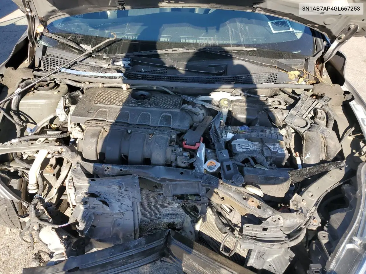 3N1AB7AP4GL667253 2016 Nissan Sentra S