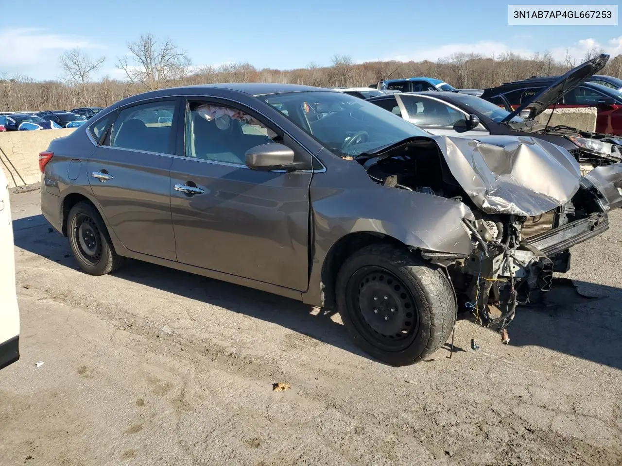 3N1AB7AP4GL667253 2016 Nissan Sentra S