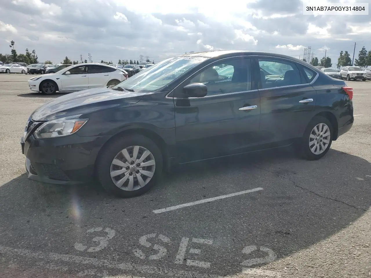 3N1AB7AP0GY314804 2016 Nissan Sentra S