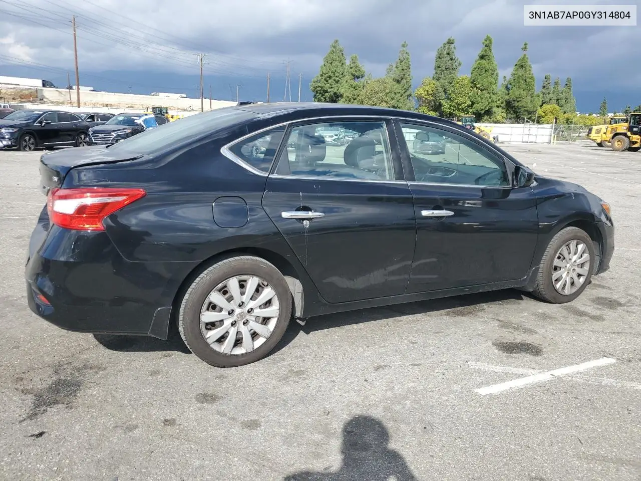3N1AB7AP0GY314804 2016 Nissan Sentra S