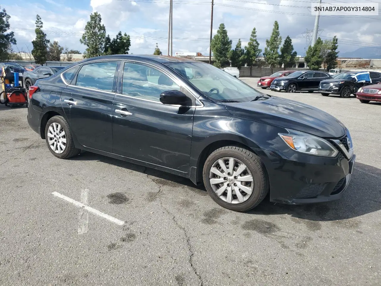 3N1AB7AP0GY314804 2016 Nissan Sentra S