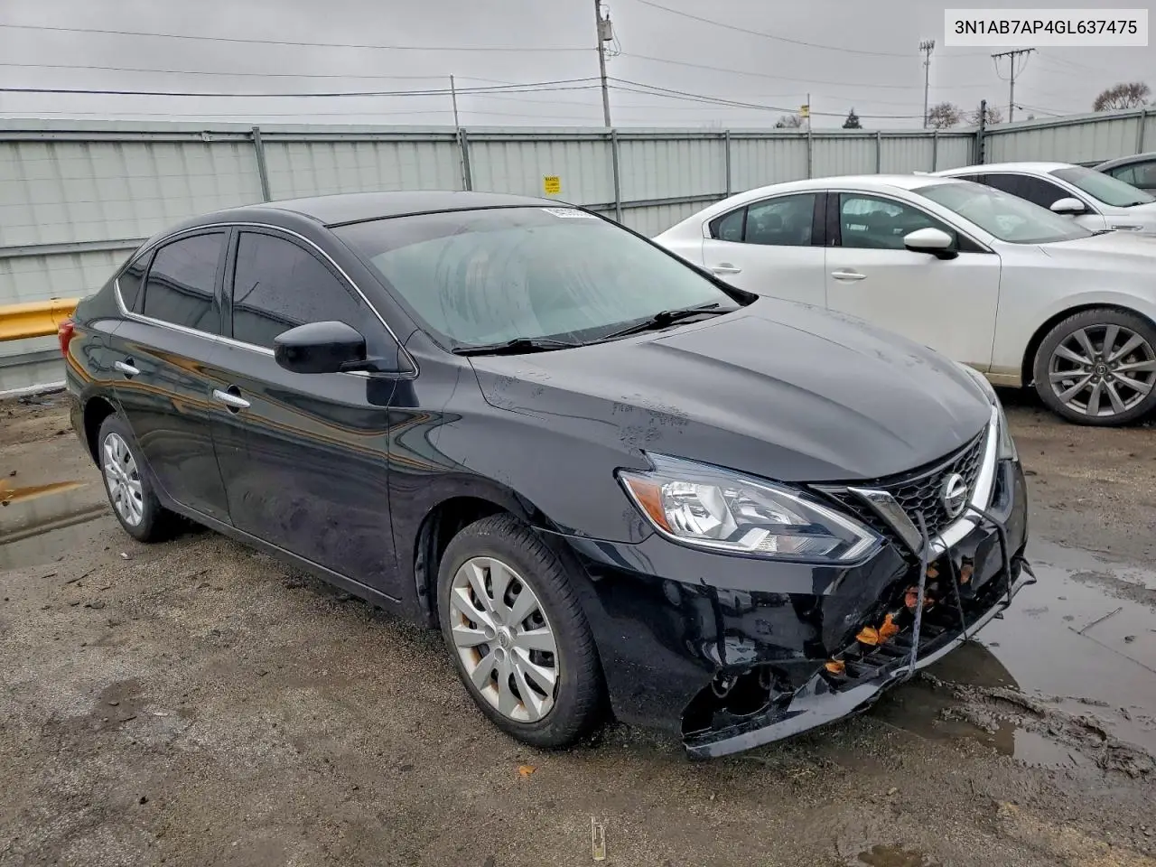 3N1AB7AP4GL637475 2016 Nissan Sentra S