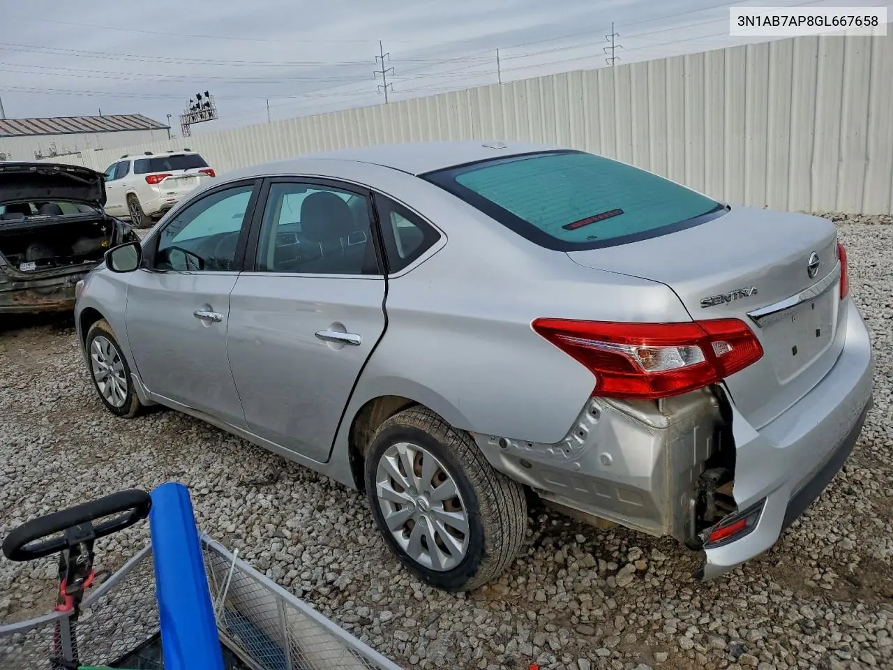 3N1AB7AP8GL667658 2016 Nissan Sentra S