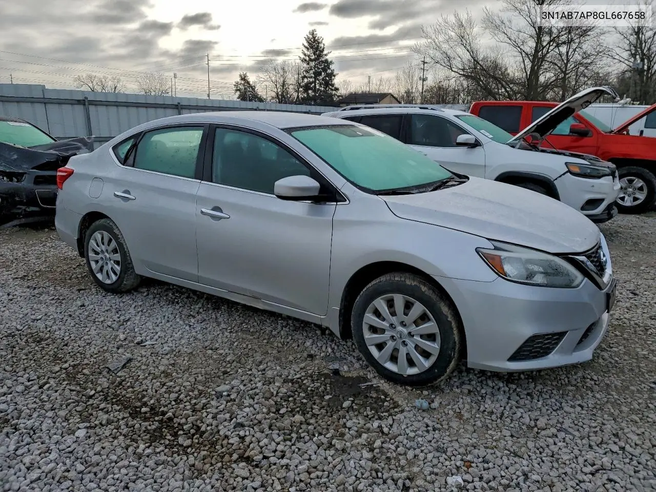 3N1AB7AP8GL667658 2016 Nissan Sentra S