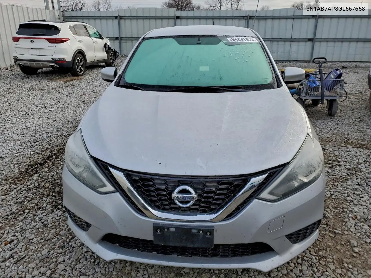 3N1AB7AP8GL667658 2016 Nissan Sentra S