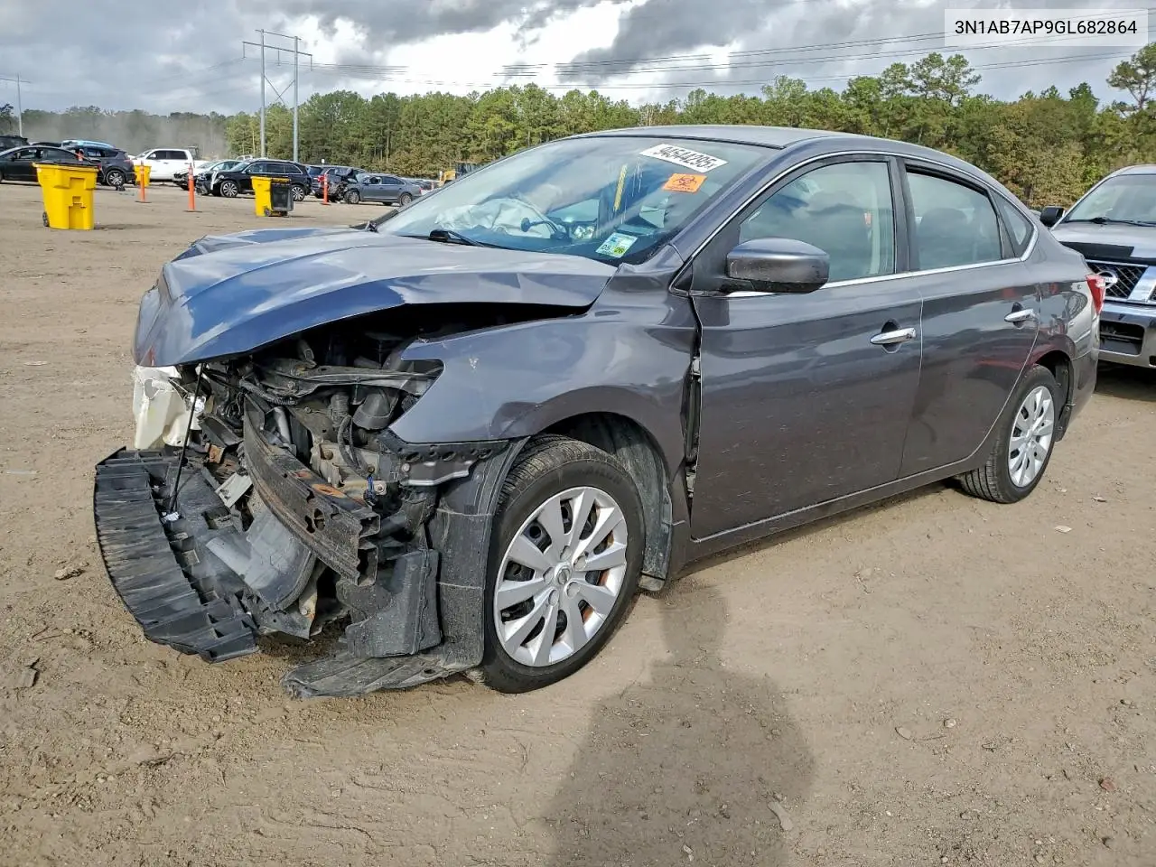 3N1AB7AP9GL682864 2016 Nissan Sentra S