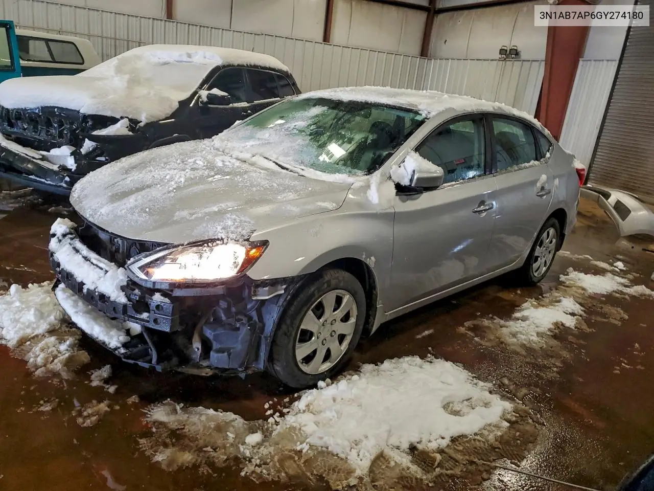 3N1AB7AP6GY274180 2016 Nissan Sentra S