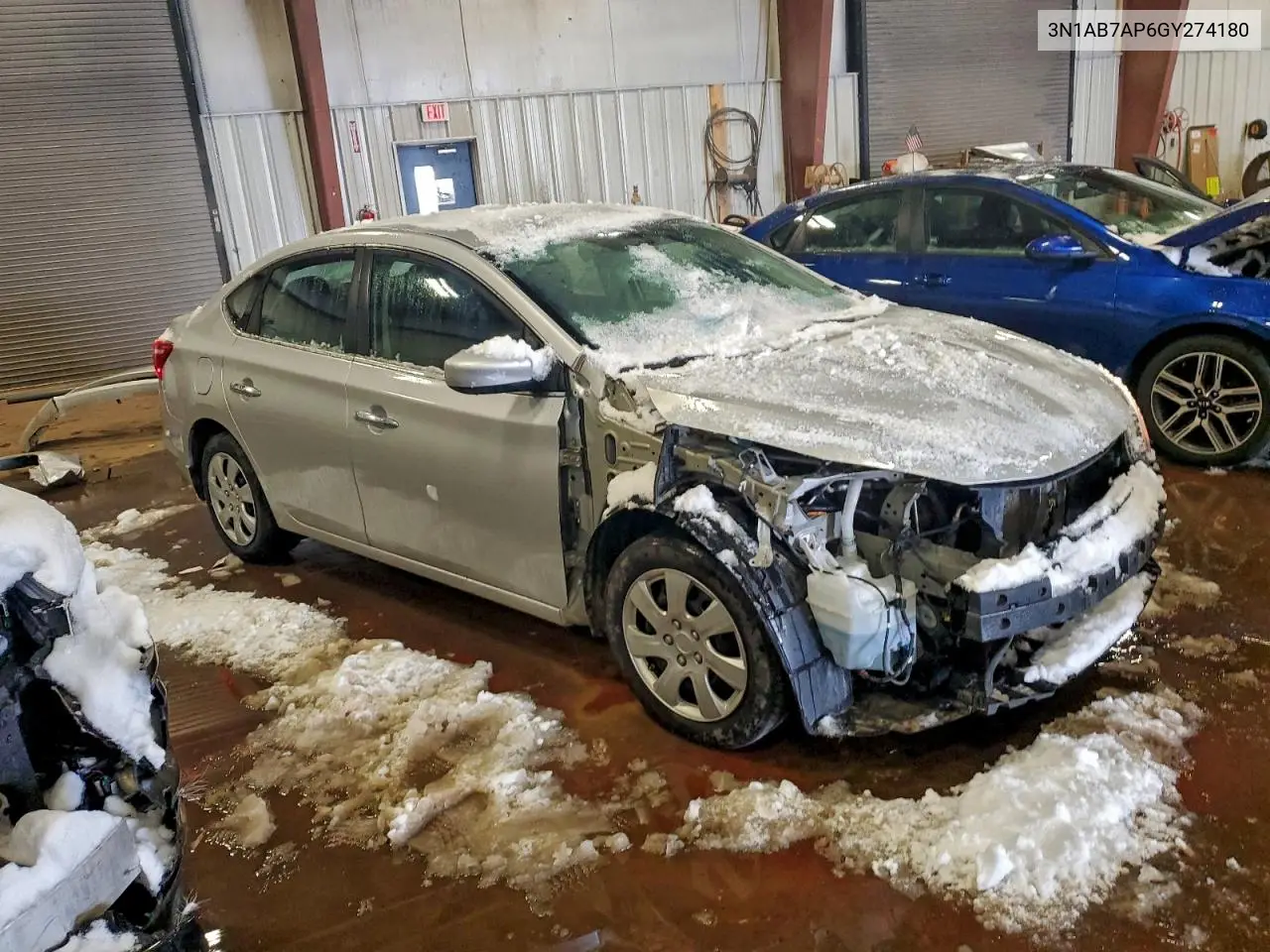 3N1AB7AP6GY274180 2016 Nissan Sentra S