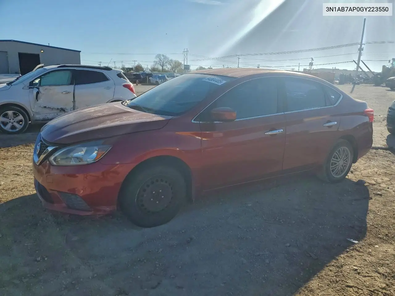 3N1AB7AP0GY223550 2016 Nissan Sentra S