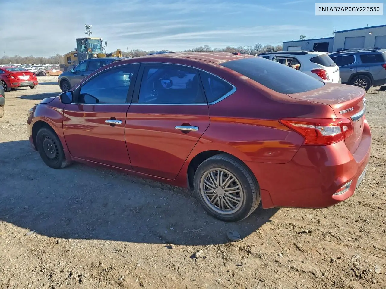 3N1AB7AP0GY223550 2016 Nissan Sentra S