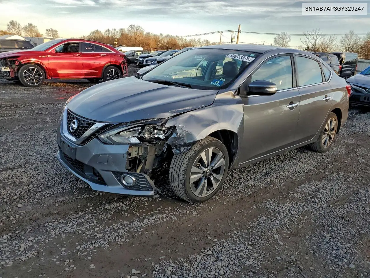 3N1AB7AP3GY329247 2016 Nissan Sentra S
