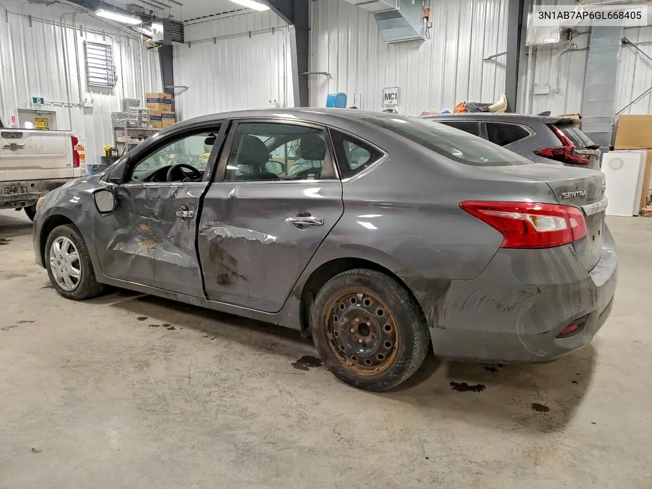 3N1AB7AP6GL668405 2016 Nissan Sentra S