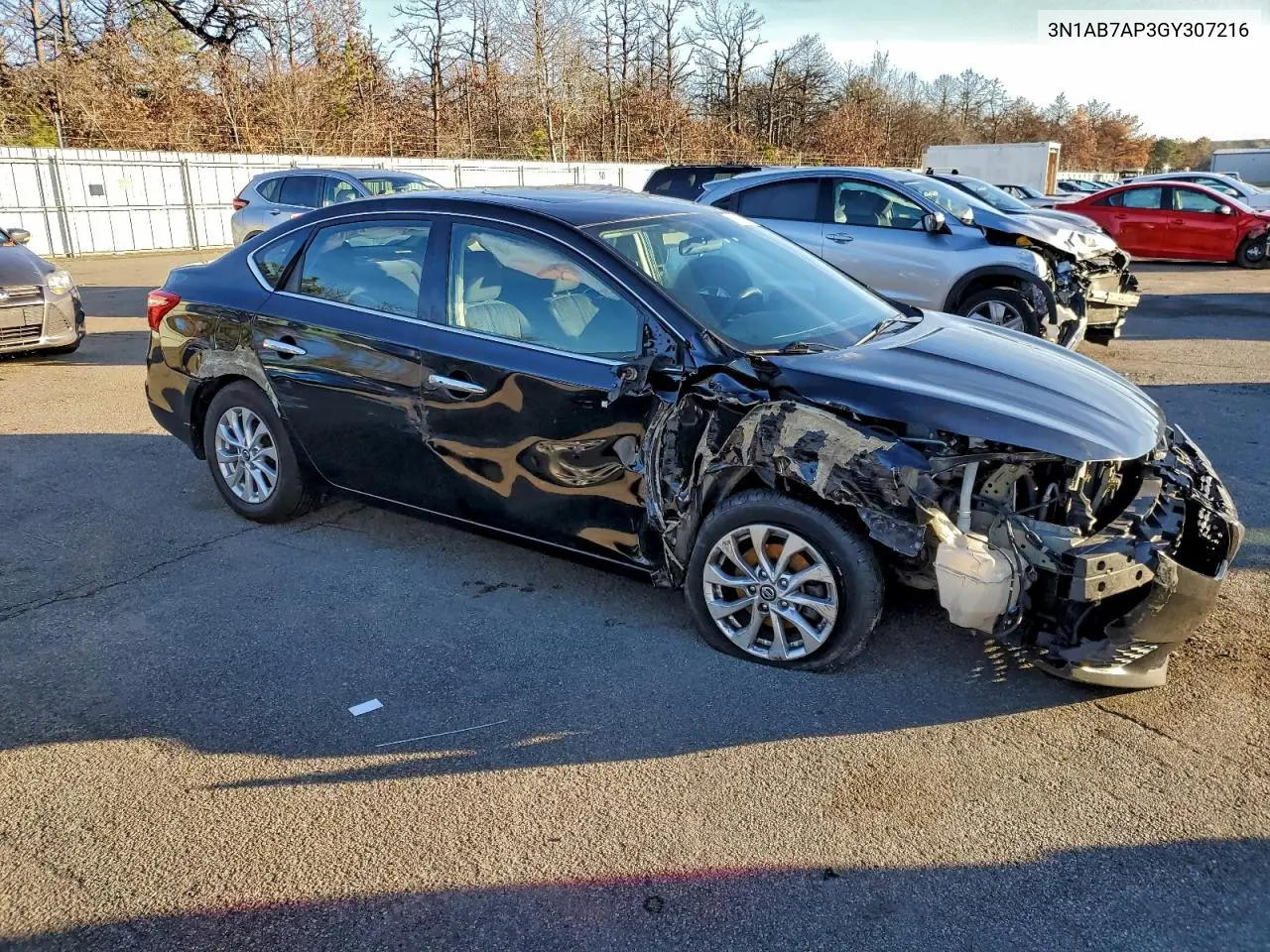 3N1AB7AP3GY307216 2016 Nissan Sentra S