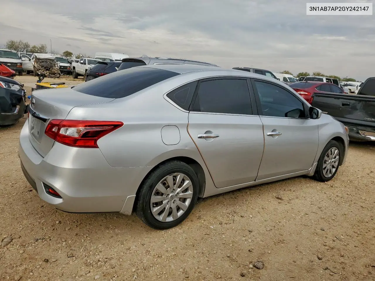 3N1AB7AP2GY242147 2016 Nissan Sentra S