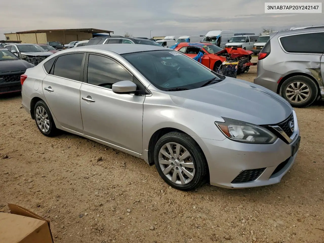 3N1AB7AP2GY242147 2016 Nissan Sentra S
