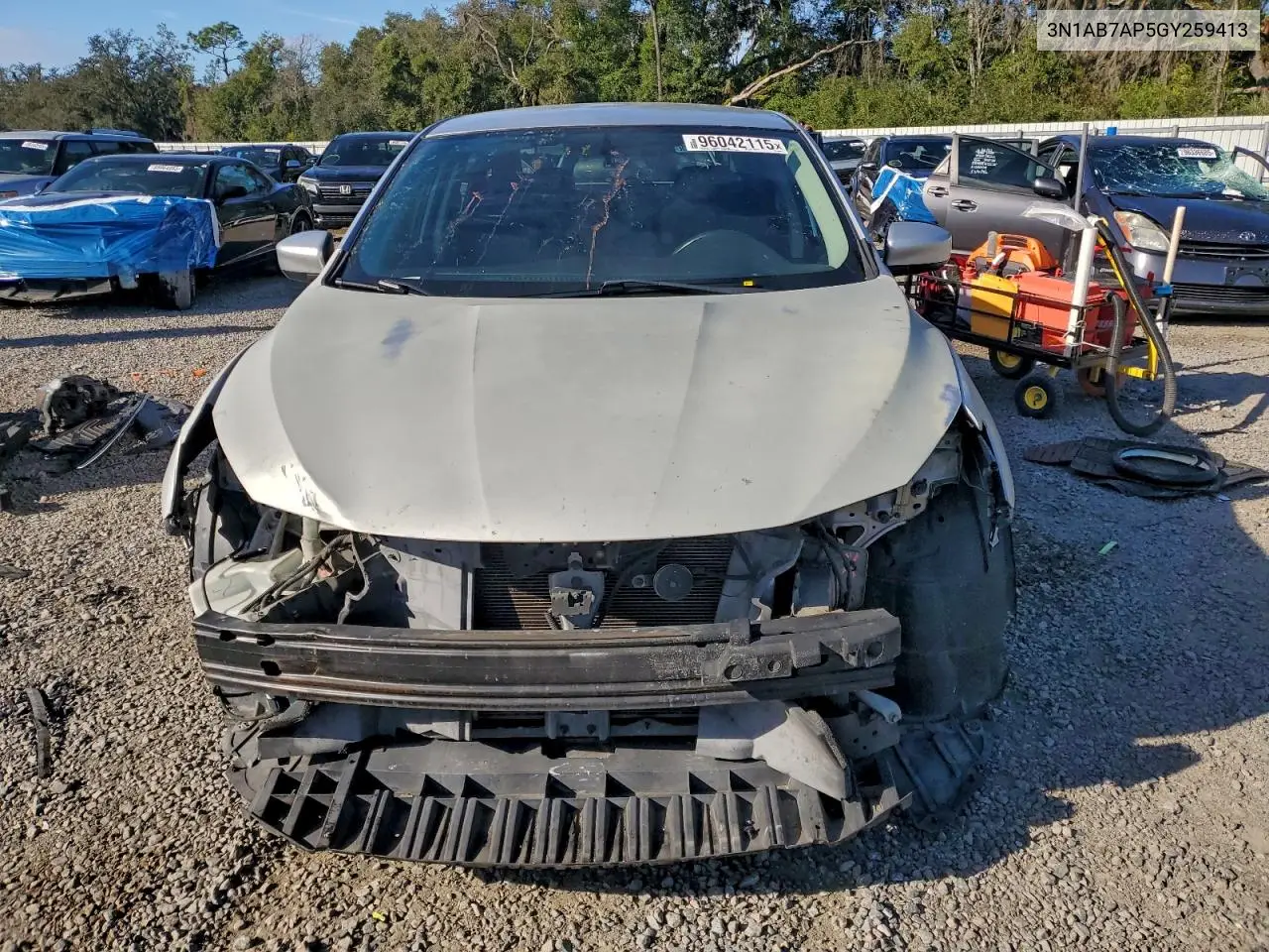 3N1AB7AP5GY259413 2016 Nissan Sentra S