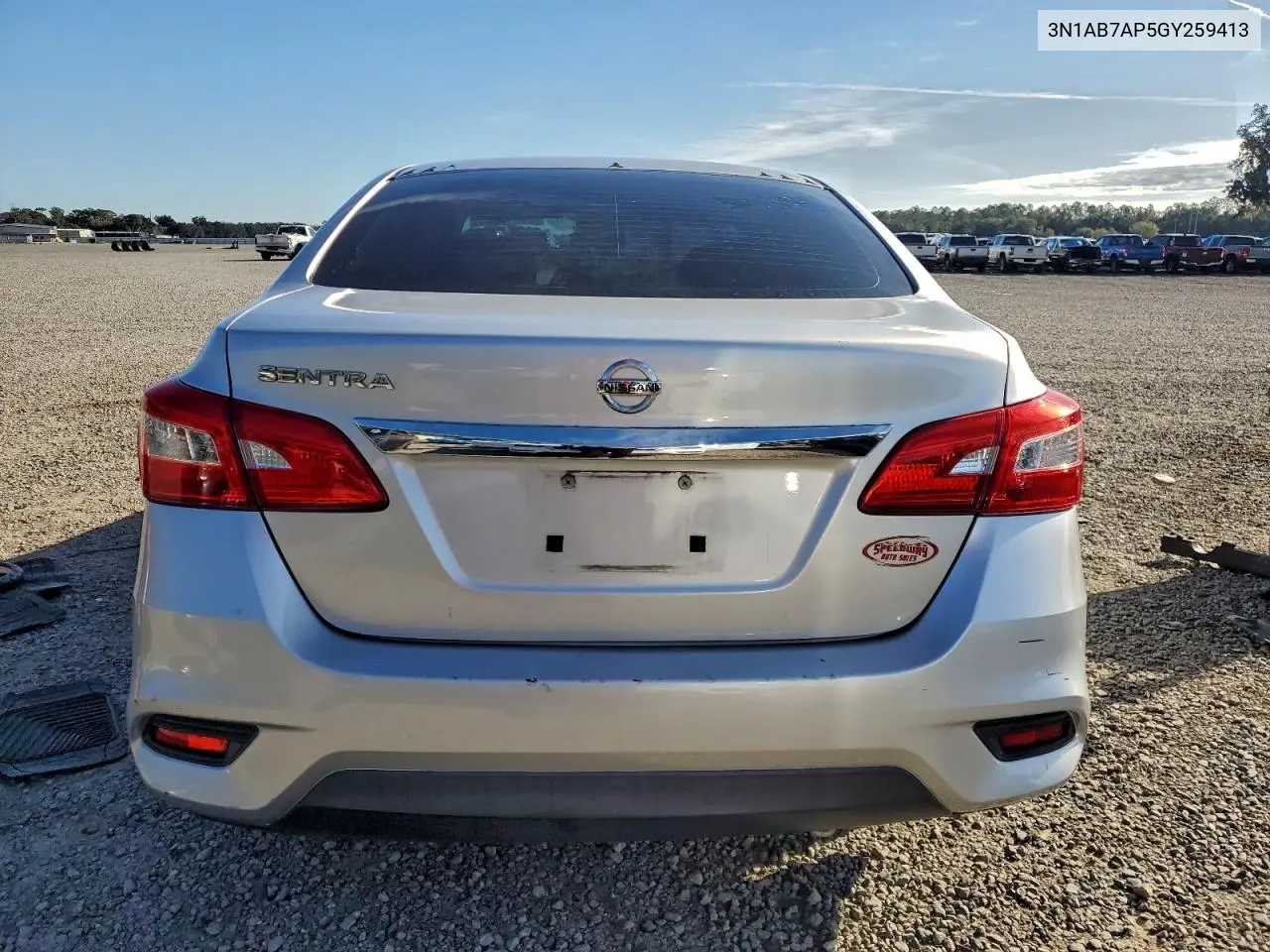 3N1AB7AP5GY259413 2016 Nissan Sentra S
