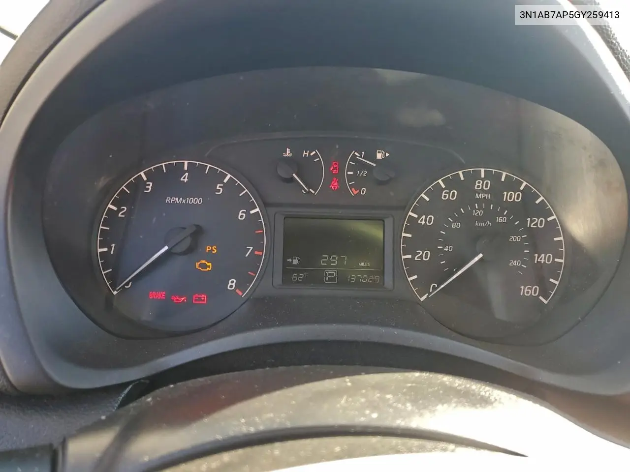 3N1AB7AP5GY259413 2016 Nissan Sentra S