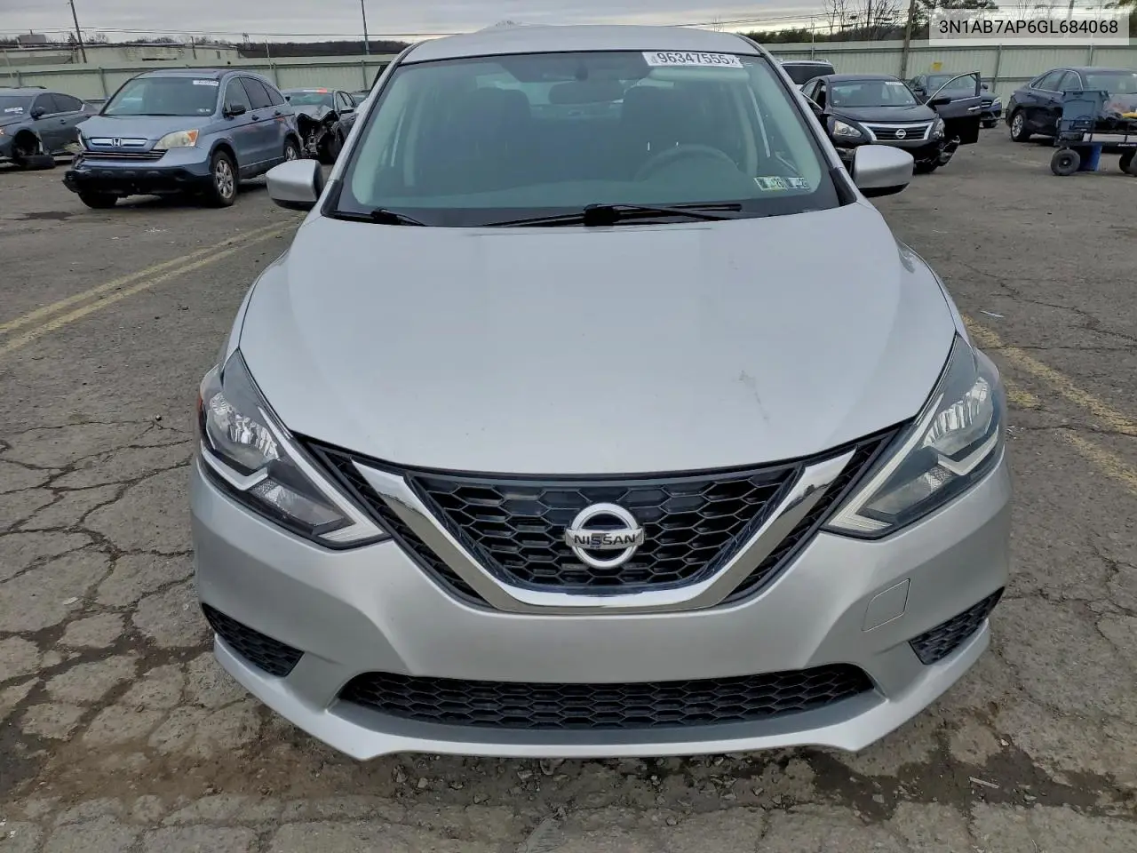 3N1AB7AP6GL684068 2016 Nissan Sentra S