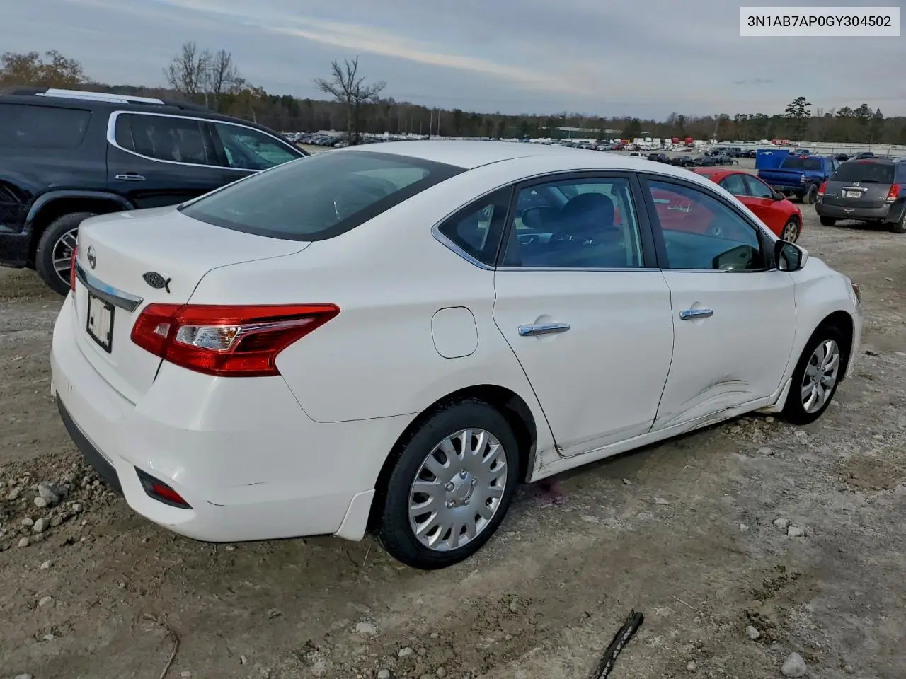 3N1AB7AP0GY304502 2016 Nissan Sentra S