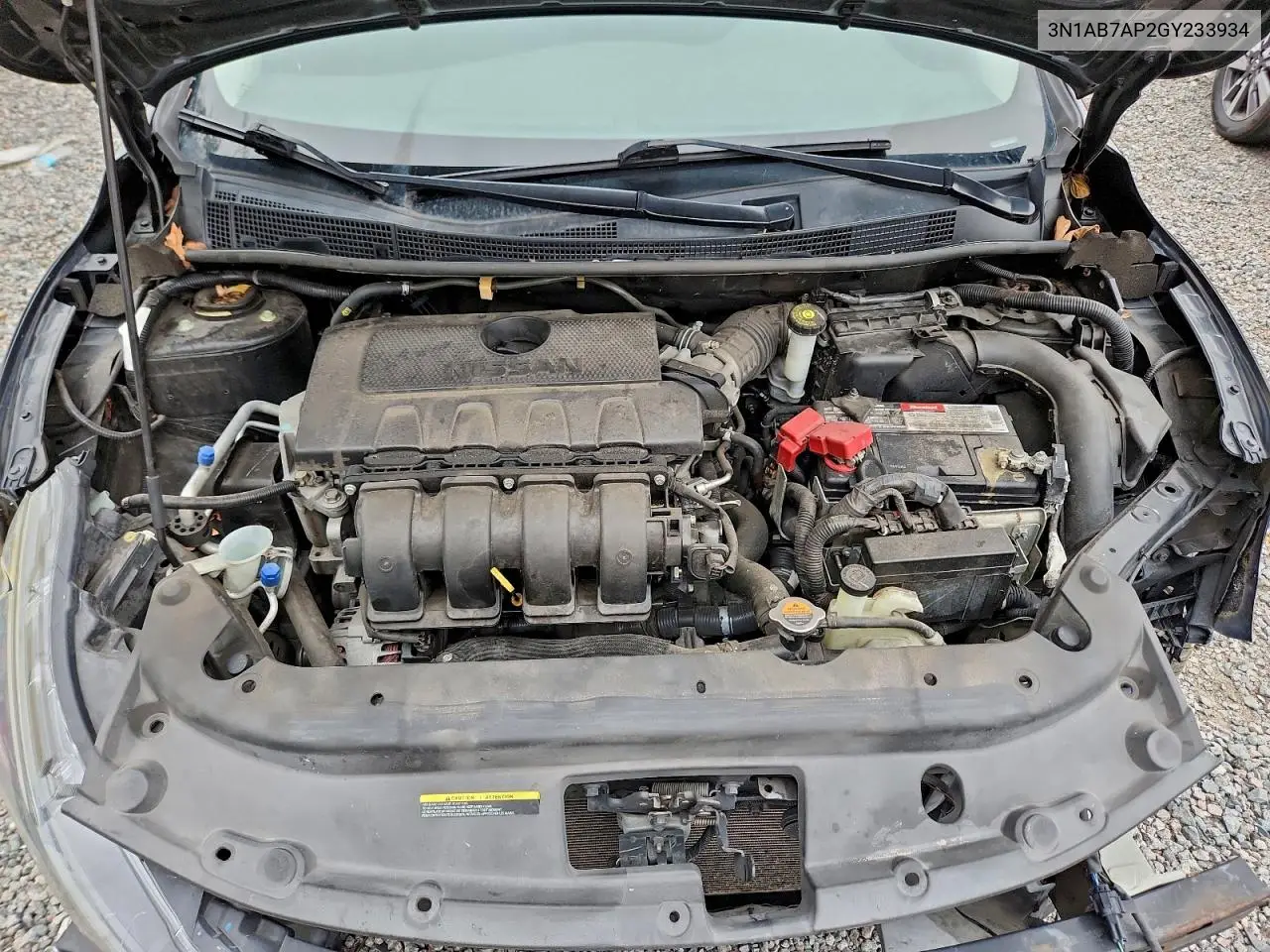 3N1AB7AP2GY233934 2016 Nissan Sentra S