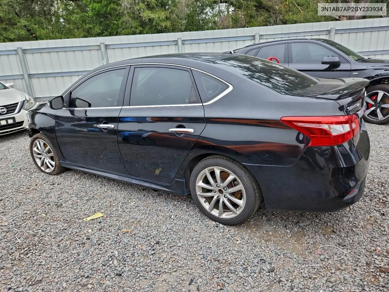 3N1AB7AP2GY233934 2016 Nissan Sentra S
