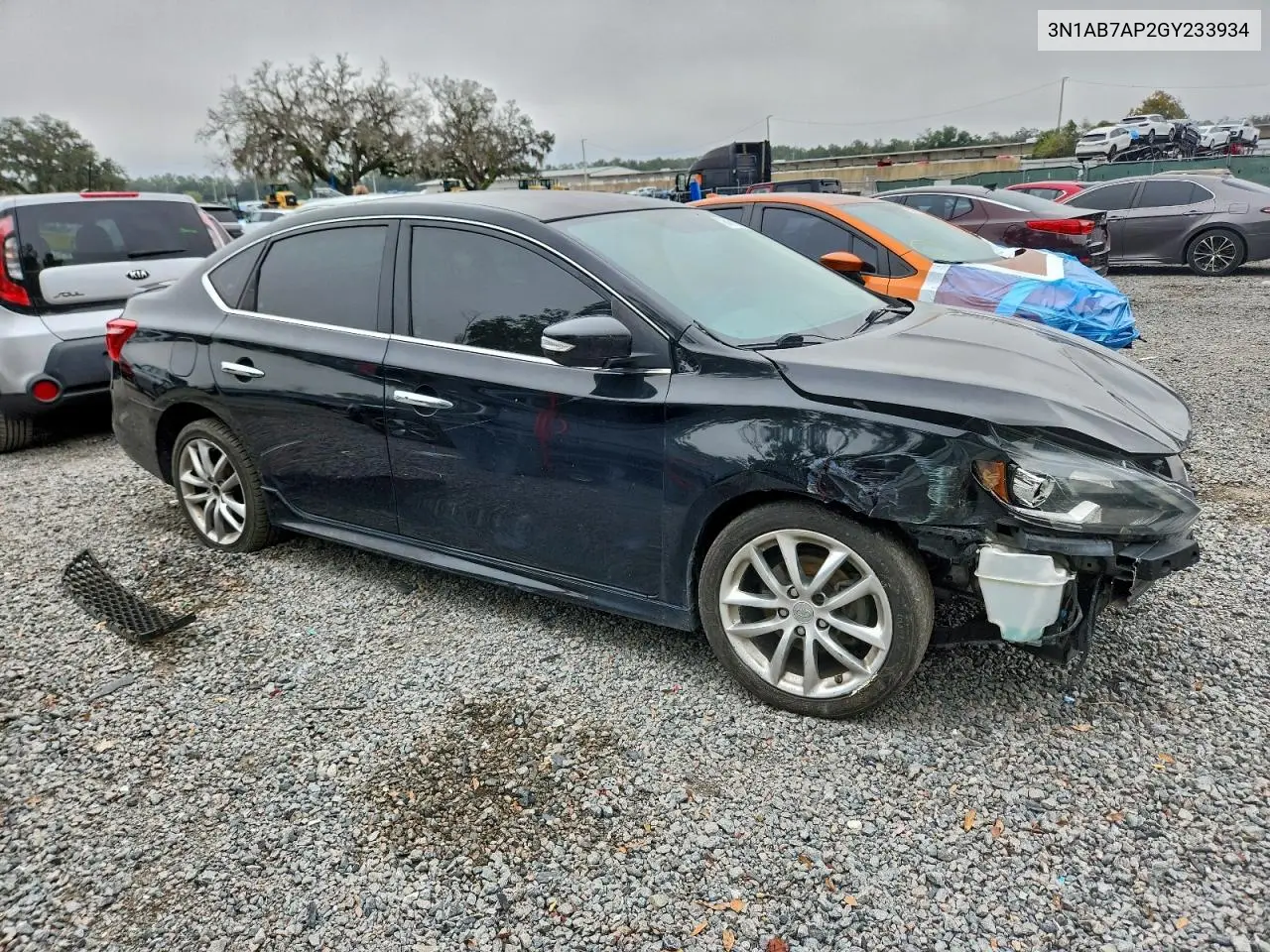 3N1AB7AP2GY233934 2016 Nissan Sentra S