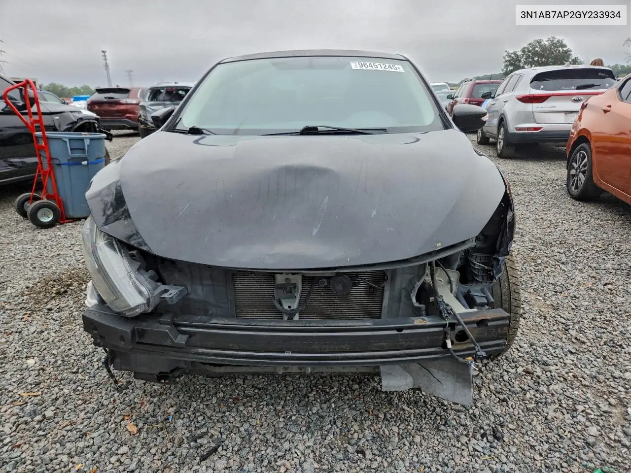 3N1AB7AP2GY233934 2016 Nissan Sentra S