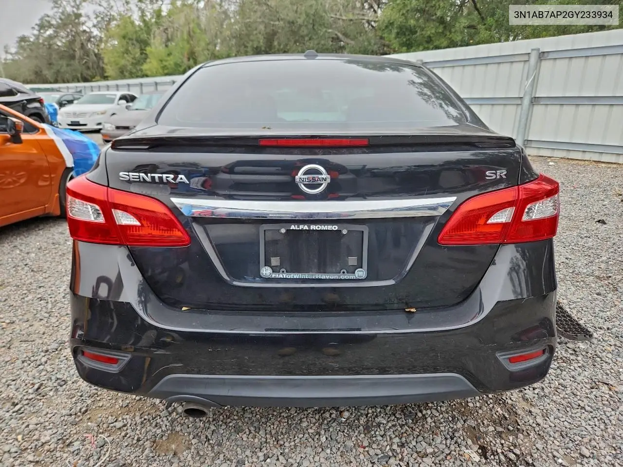 3N1AB7AP2GY233934 2016 Nissan Sentra S